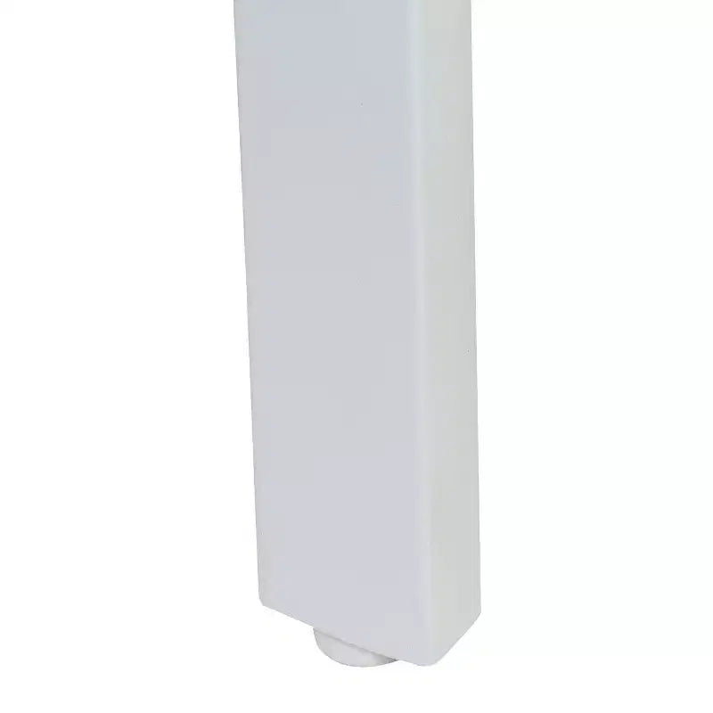 Étagère échelle blanche à 5 niveaux, cadre en acier, hauteur de 172 cm, capacité de 22,7 kg, finition en placage