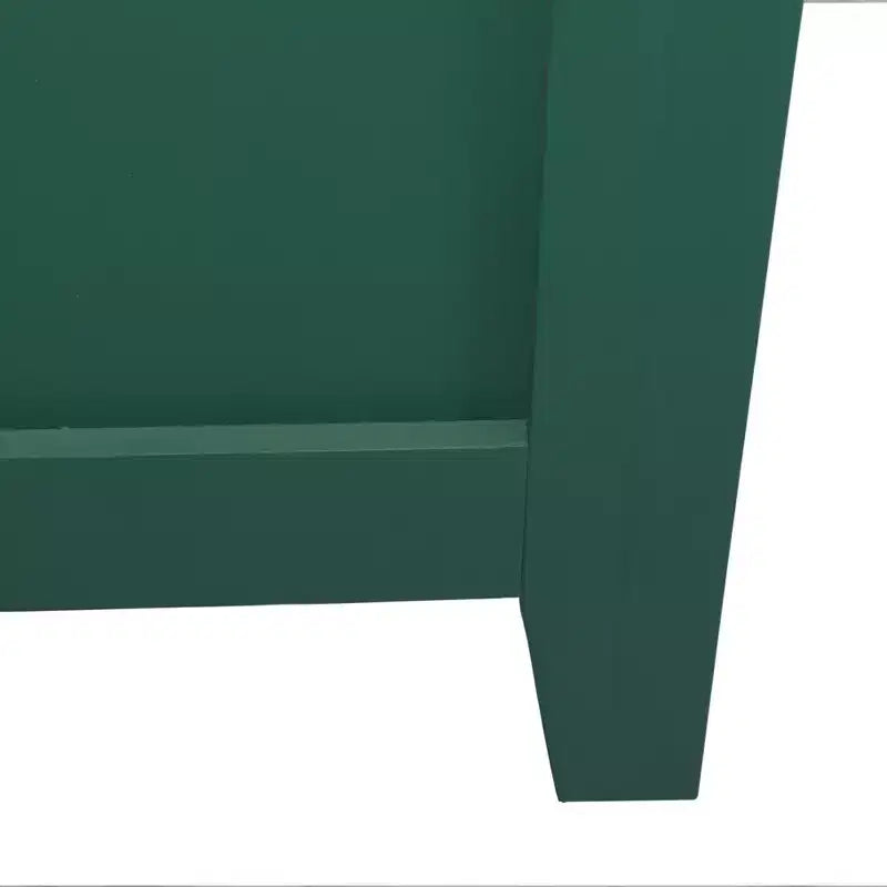 Meuble console de rangement Mid-Century Modern en sapin de 150 cm avec 4 portes