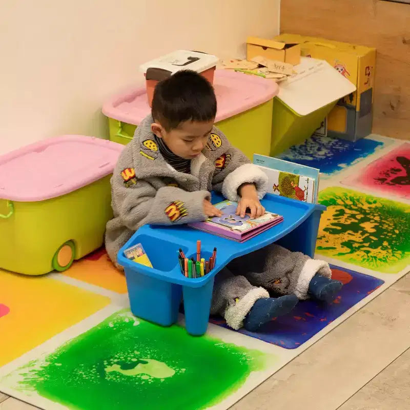 Plateau de bureau pour enfants, table d'activités portable