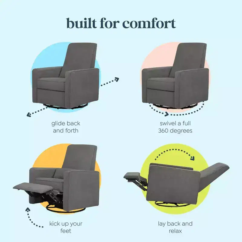 Fauteuil inclinable et fauteuil à bascule pivotant pour chambre de bébé