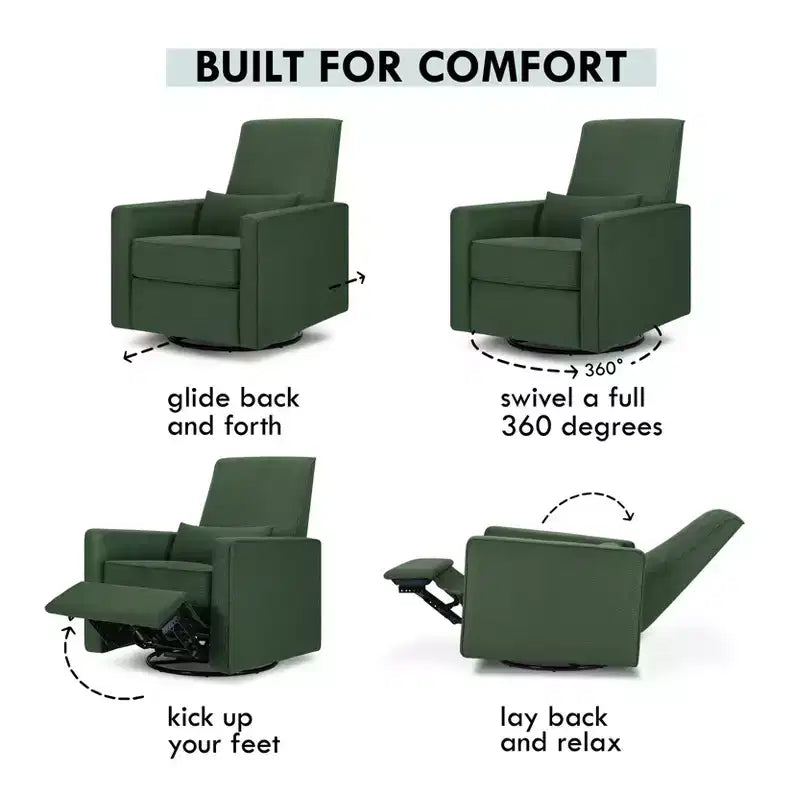 Fauteuil inclinable et fauteuil à bascule pivotant pour chambre de bébé