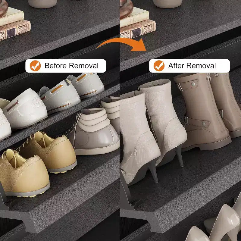 Meuble à chaussures avec tiroirs basculants, meuble à chaussures en bois dissimulé, meuble de rangement à chaussures autoportant pour entrée ou couloir