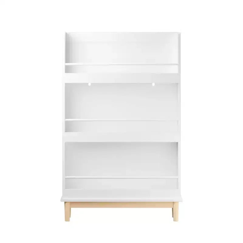Étagère à Livres Murale pour Enfants avec Présentoirs Frontaux, Blanc