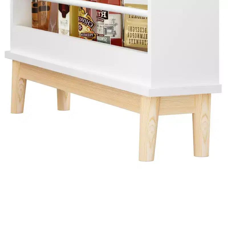 Étagère à Livres Murale pour Enfants avec Présentoirs Frontaux, Blanc