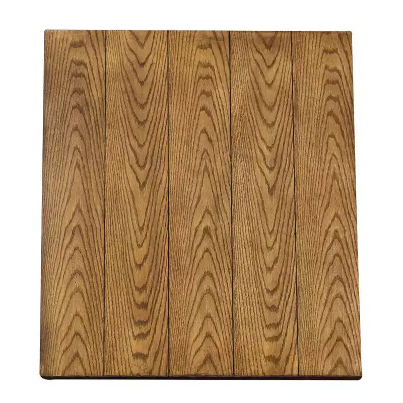 Table de chevet rustique avec tiroir et étagère inférieure, finition chêne