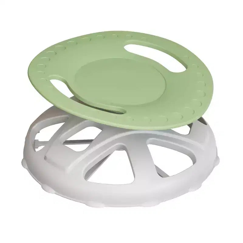 Chaise pivotante sensorielle pour enfants, chaise tournante avec poignée de sécurité et design antidérapant, entraînement de la coordination corporelle