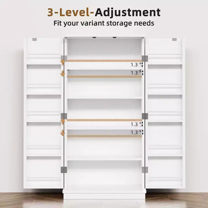 Meuble de cuisine de 120 cm (47,24 po) avec porte et étagères réglables, autoportant pour cuisine, salle à manger