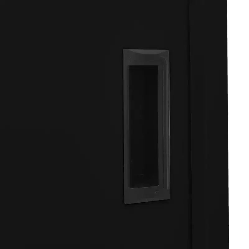 Meuble de classement verrouillable avec porte coulissante en acier
