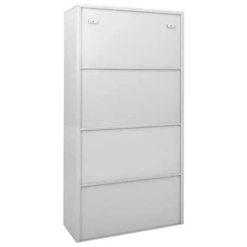 Meuble de classement verrouillable avec porte coulissante en acier