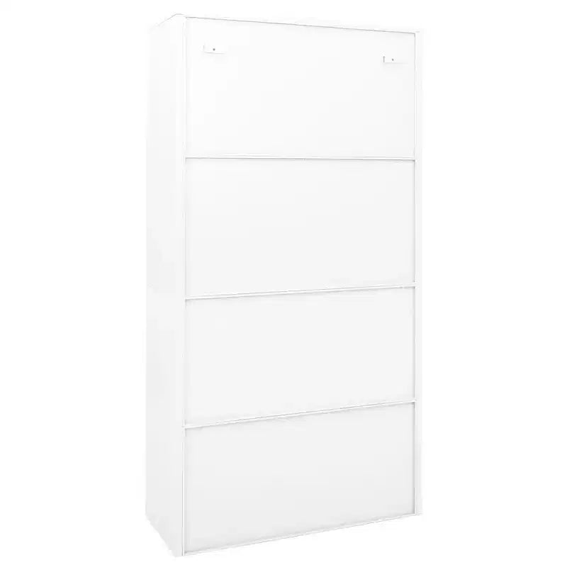 Meuble de classement verrouillable avec porte coulissante en acier