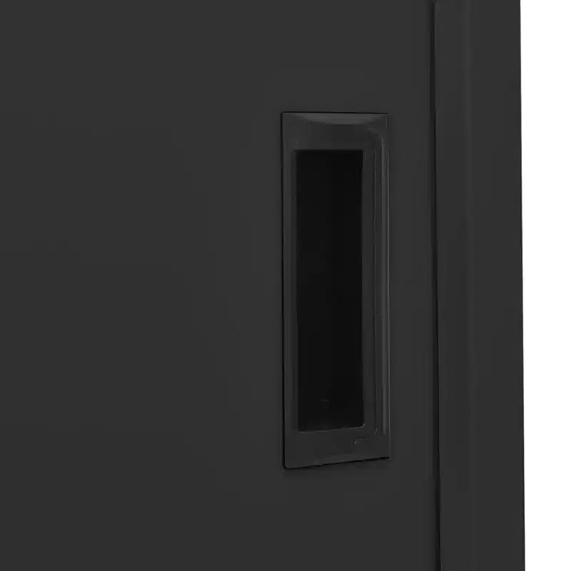Meuble de classement verrouillable avec porte coulissante en acier