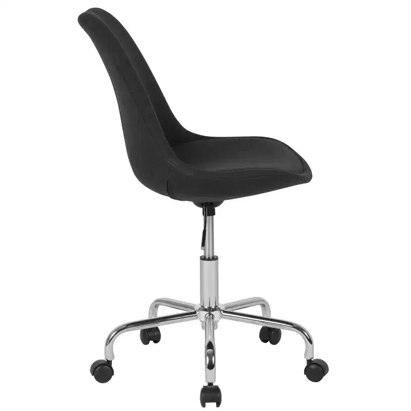 Fauteuil de bureau pivotant avec assise réglable en hauteur et revêtement élégant