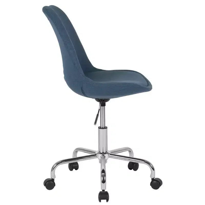 Fauteuil de bureau pivotant avec assise réglable en hauteur et revêtement élégant