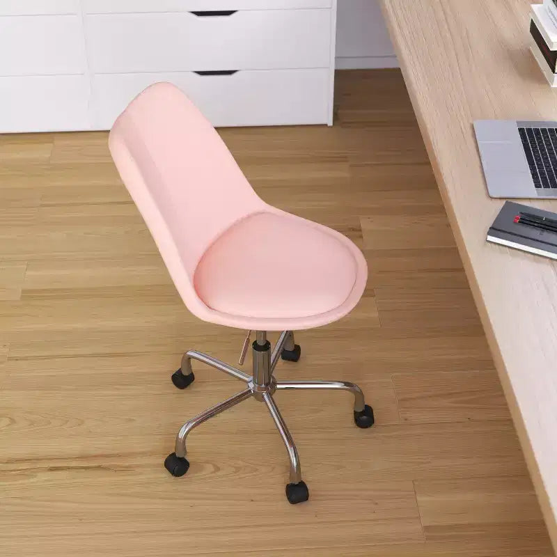 Fauteuil de bureau pivotant avec assise réglable en hauteur et revêtement élégant