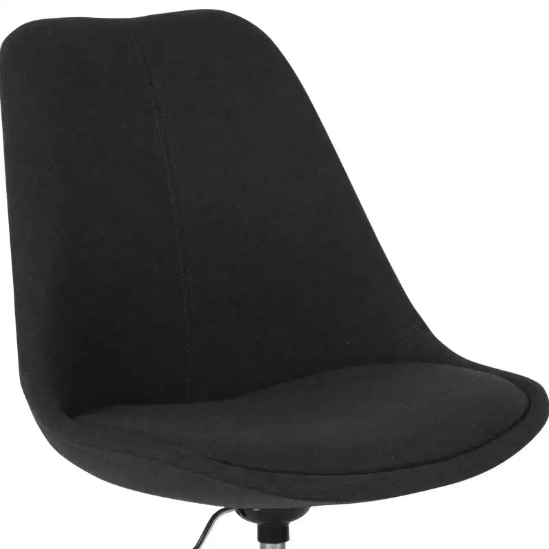 Fauteuil de bureau pivotant avec assise réglable en hauteur et revêtement élégant
