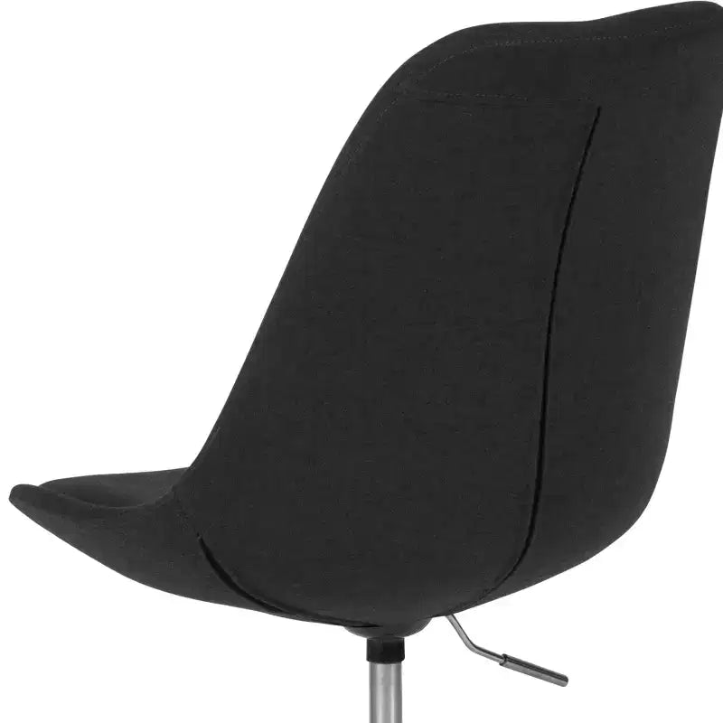 Fauteuil de bureau pivotant avec assise réglable en hauteur et revêtement élégant