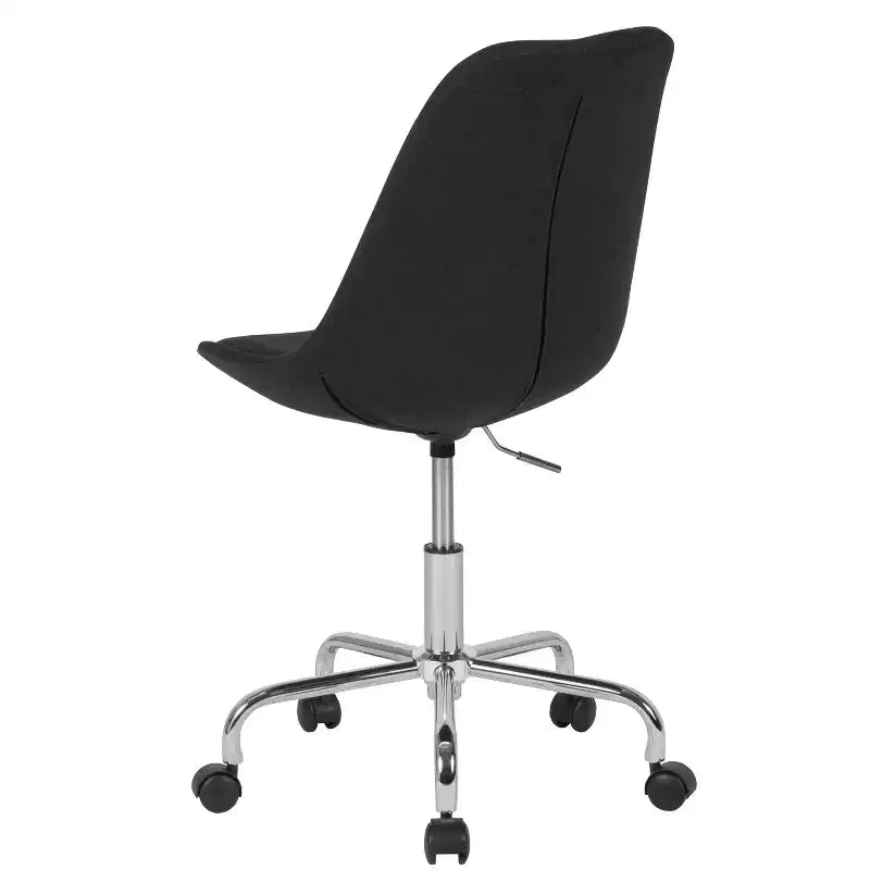 Fauteuil de bureau pivotant avec assise réglable en hauteur et revêtement élégant