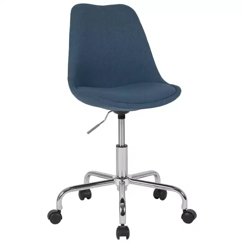 Fauteuil de bureau pivotant avec assise réglable en hauteur et revêtement élégant